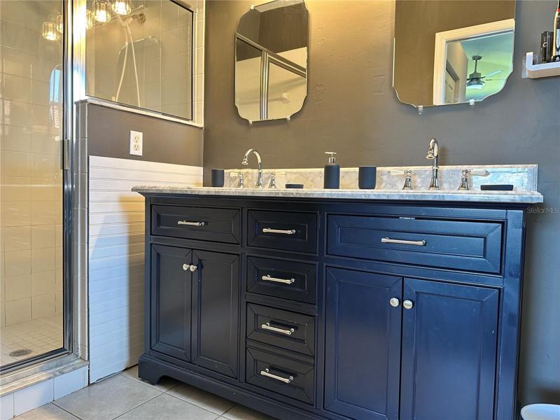Master Bathroom updated cabinetry