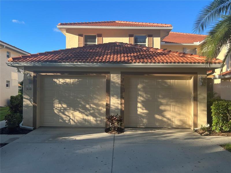 End unit with Garage on left