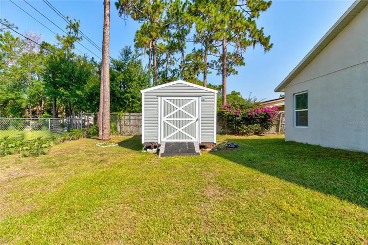 Outside storage shed