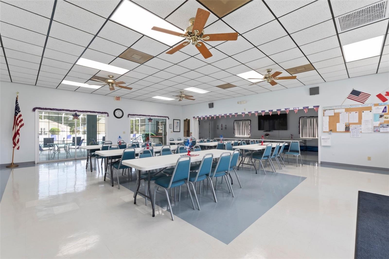 Clubhouse meeting room