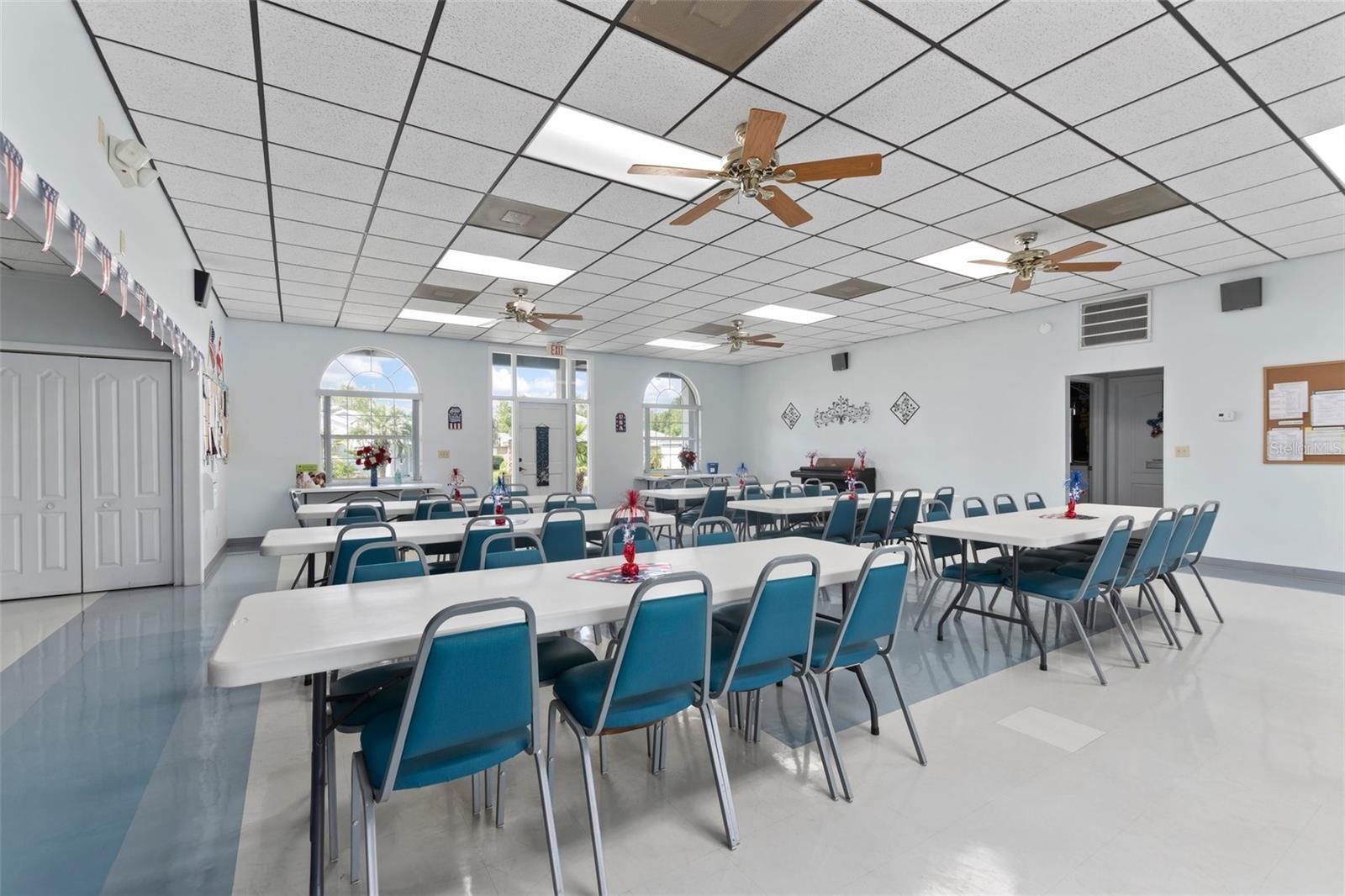 Clubhouse meeting room