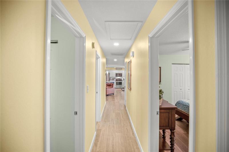 Hallway to bedrooms