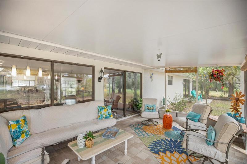 Screened patio