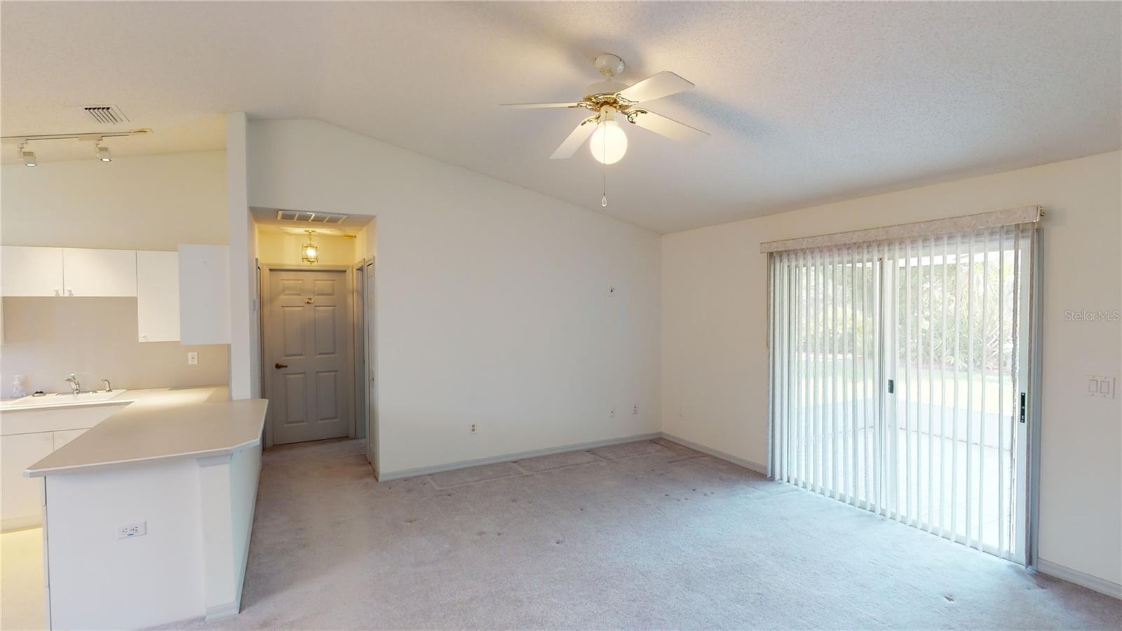 Looking towards guest bedroom and bathroom