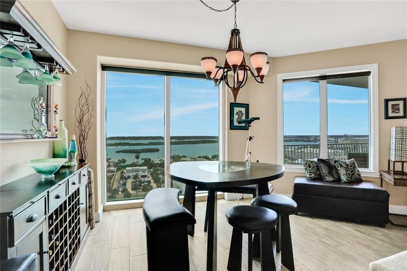 Large picture window off dining room