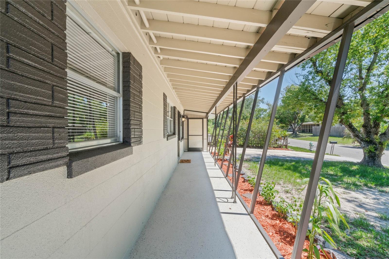 Front porch for enjoying the Florida lifestyle!