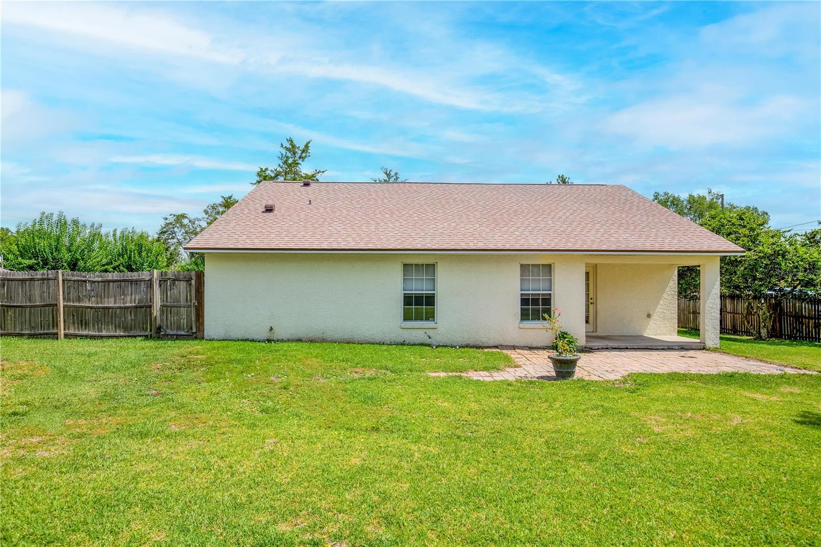 Rear View of Home