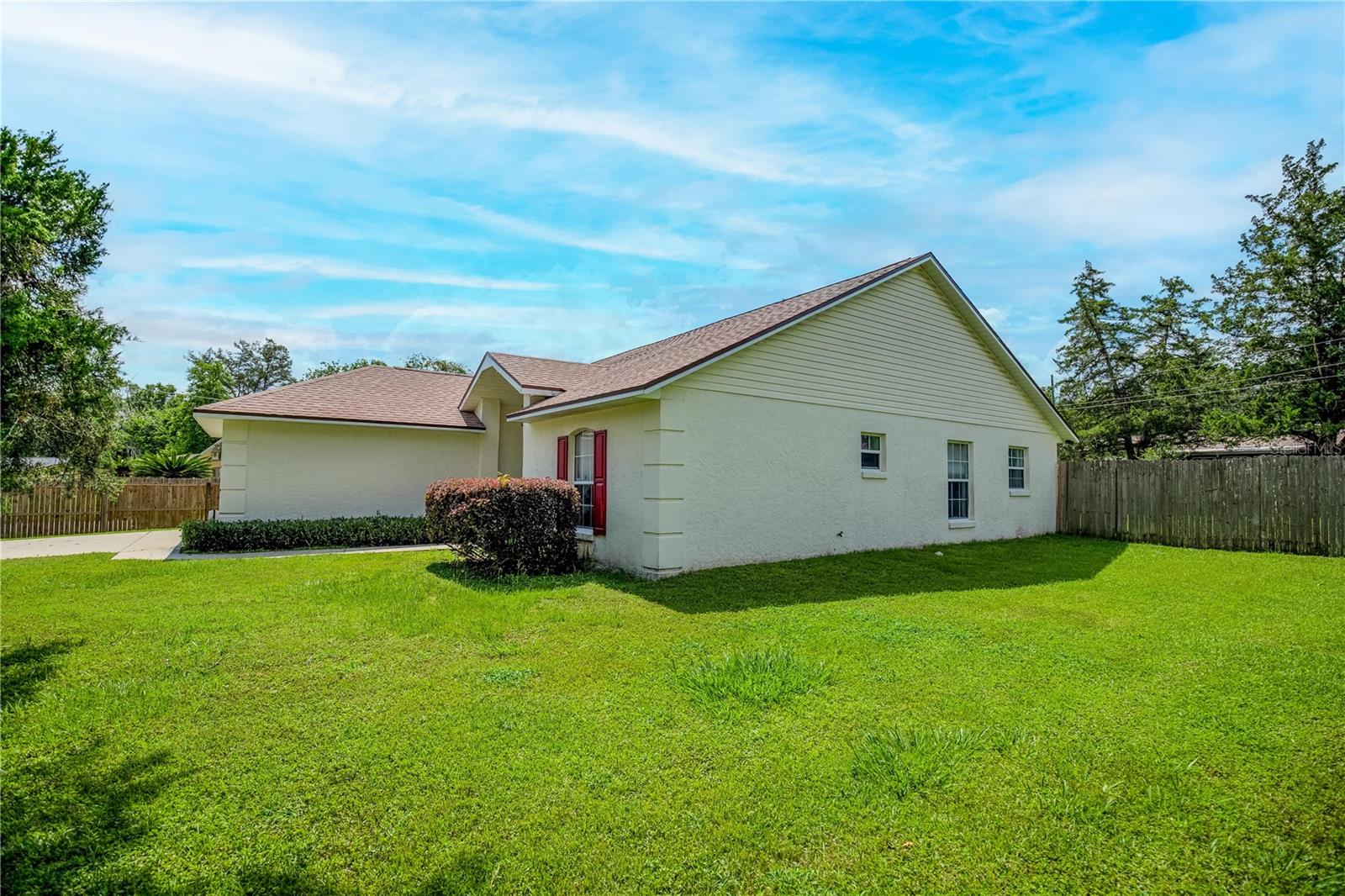 Side View of Home