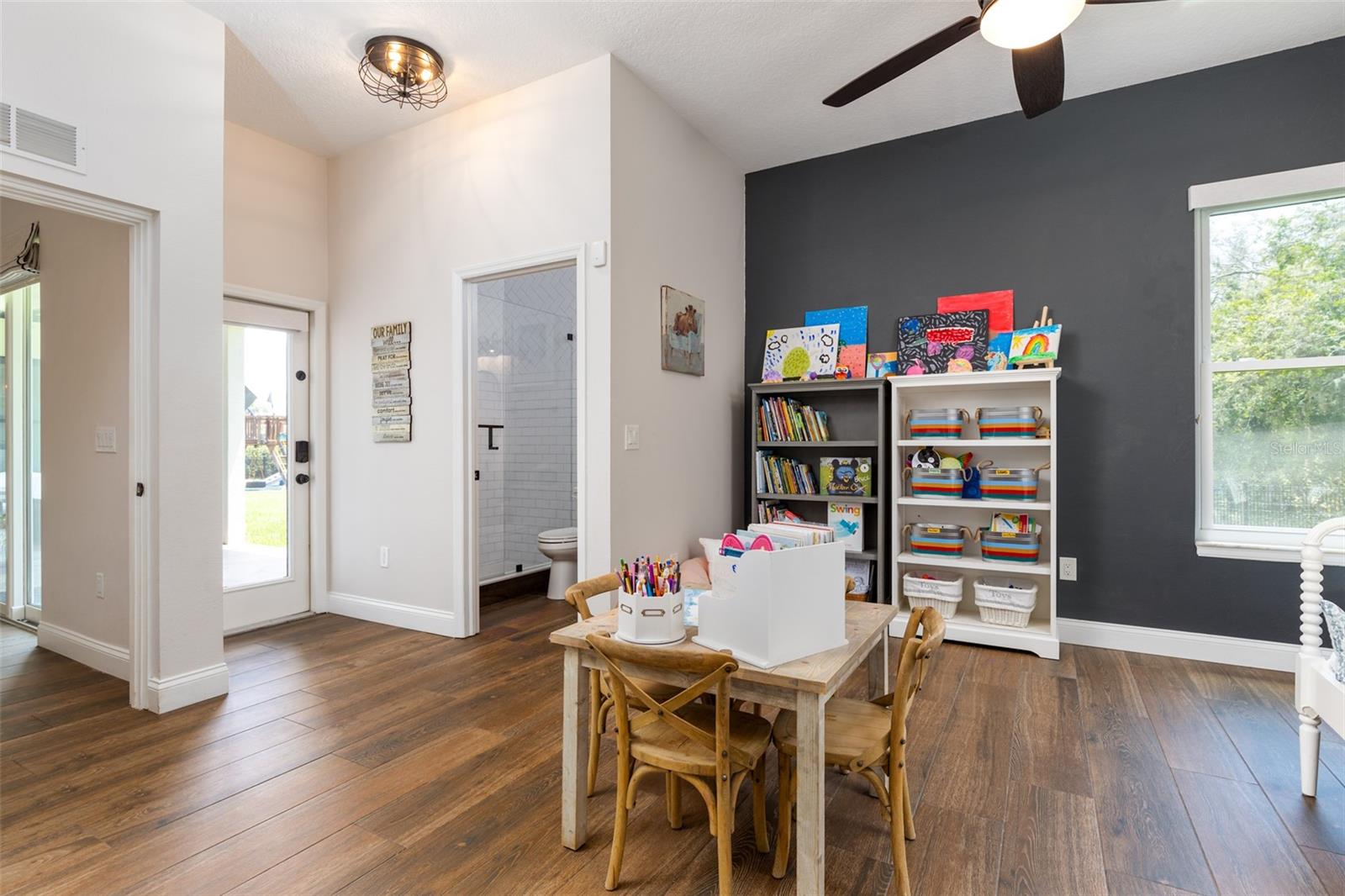 Bedroom # 2 being used as a play room