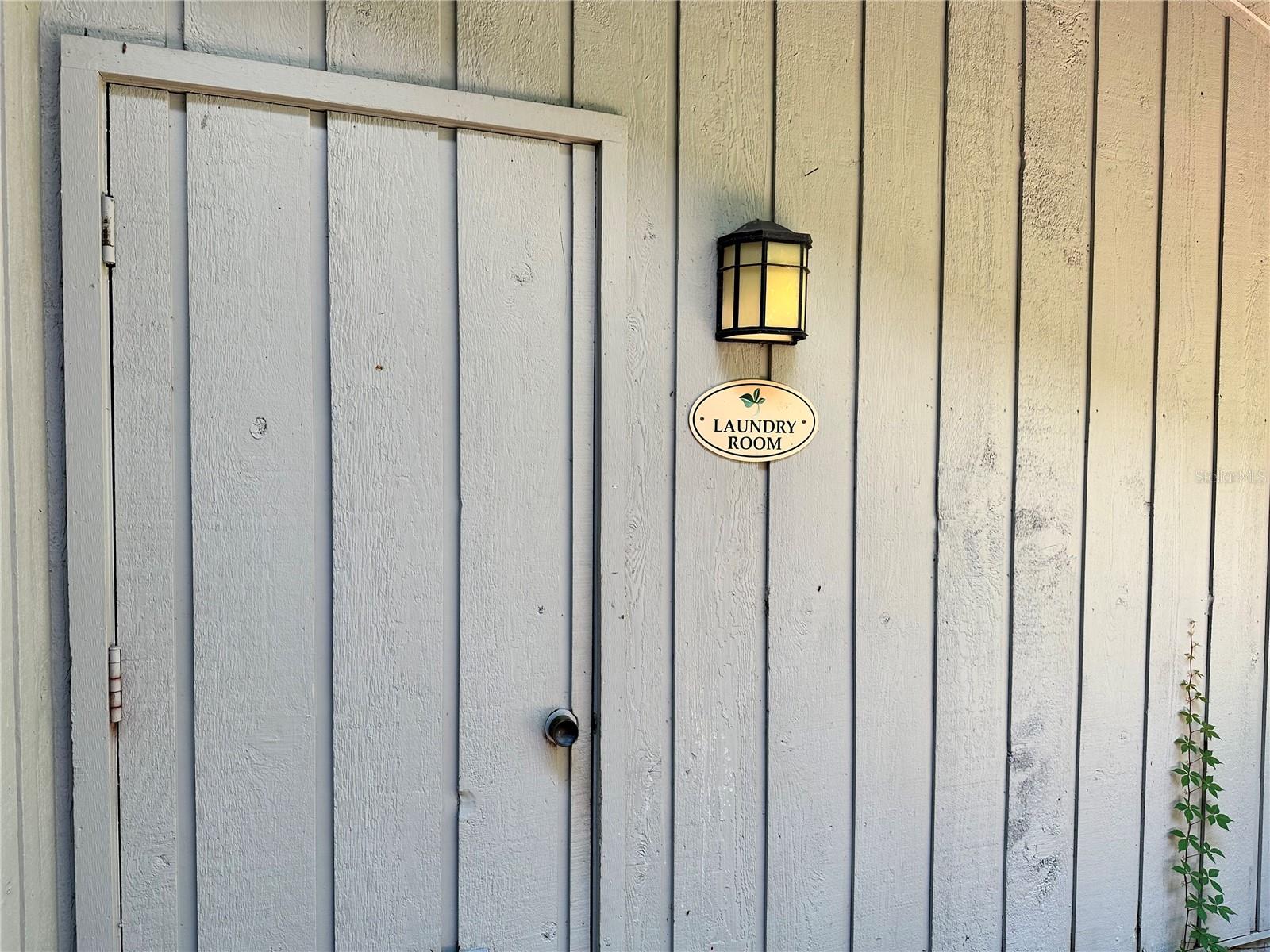 LAUNDRY ROOM ENTRANCE