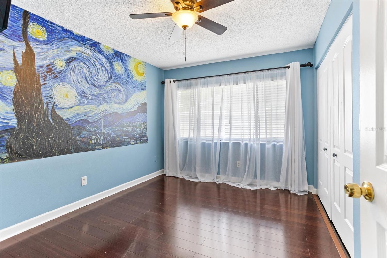Bedroom number three with large reach in closet