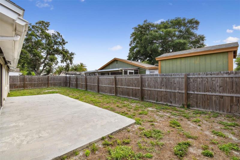 Back patio