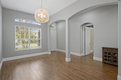 Entrance into the home has Formal Dining room