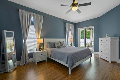Master Bedroom at the front of the home