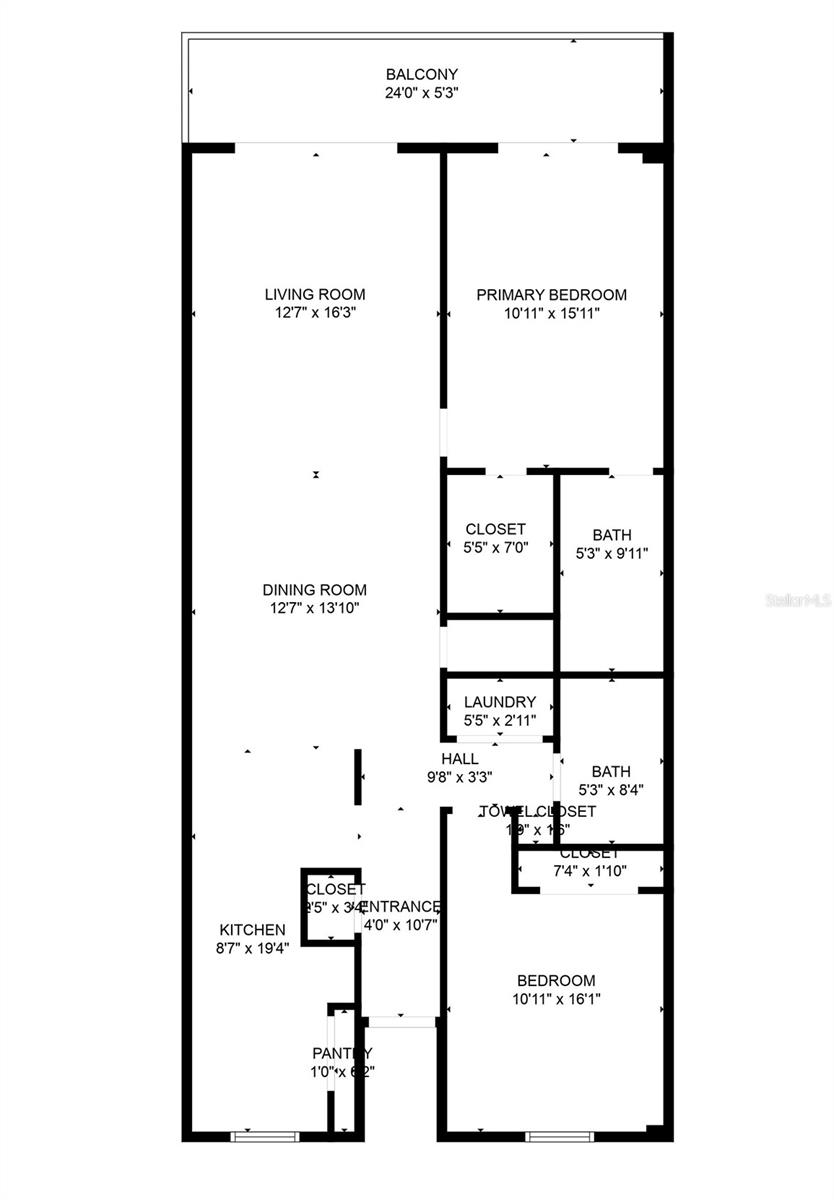 Condo Floor Plan #505