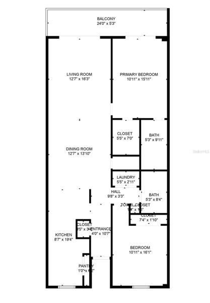 Condo Floor Plan #505