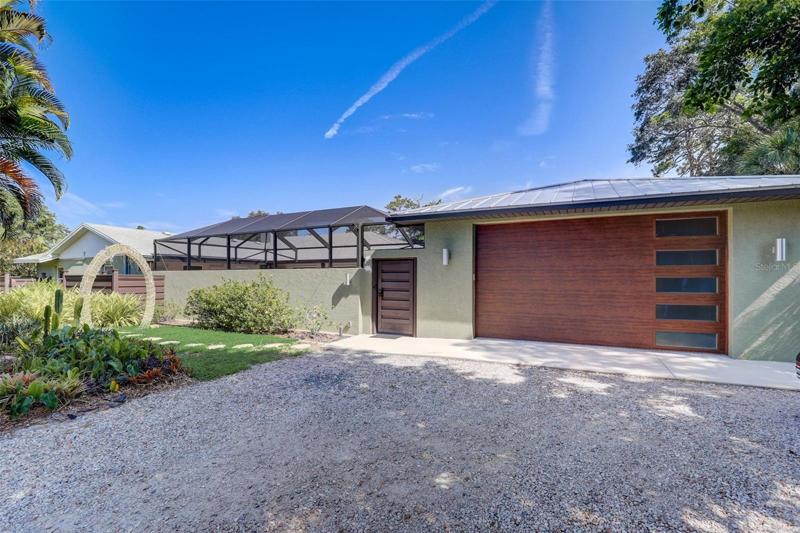 Garage and Entrance to Courtyard
