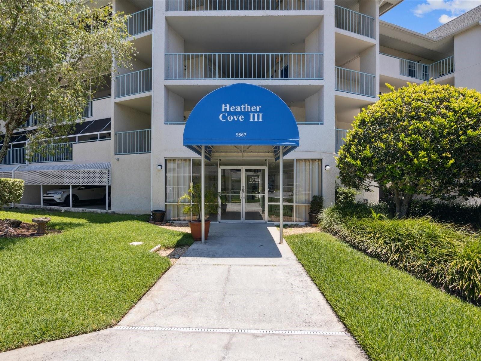Front of building