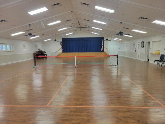 Stage and activity room