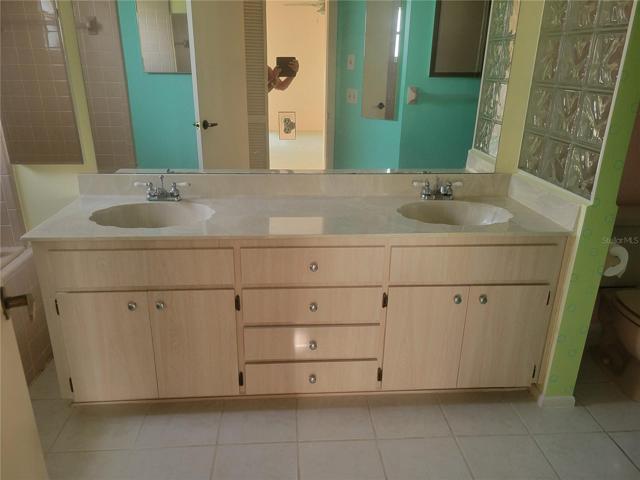 one of the master closets