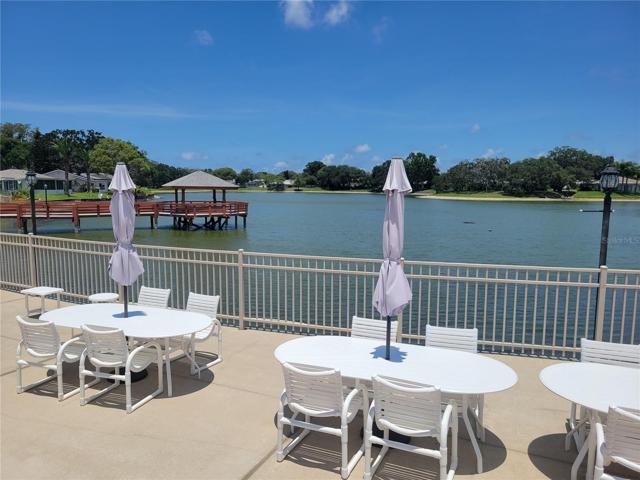 fishing pier on lake