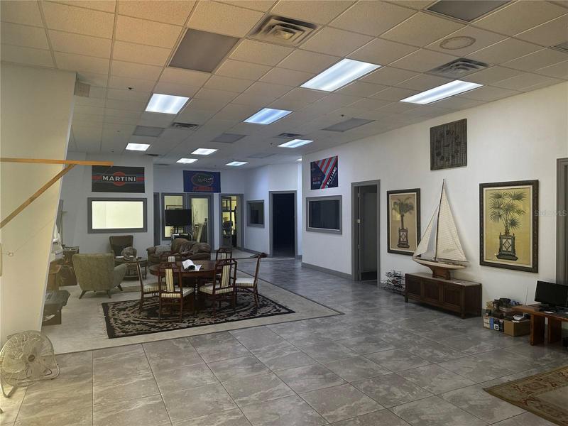 Up to 9 private offices with large entry reception area