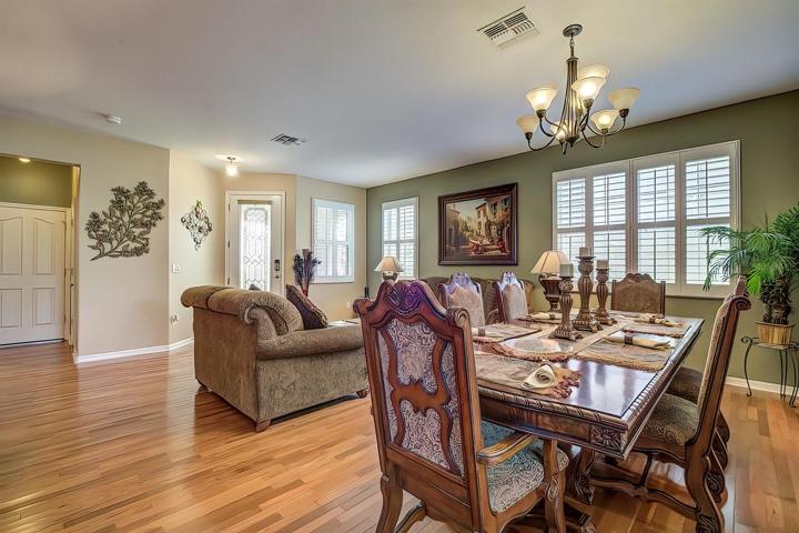 Front formal sitting and dining area.