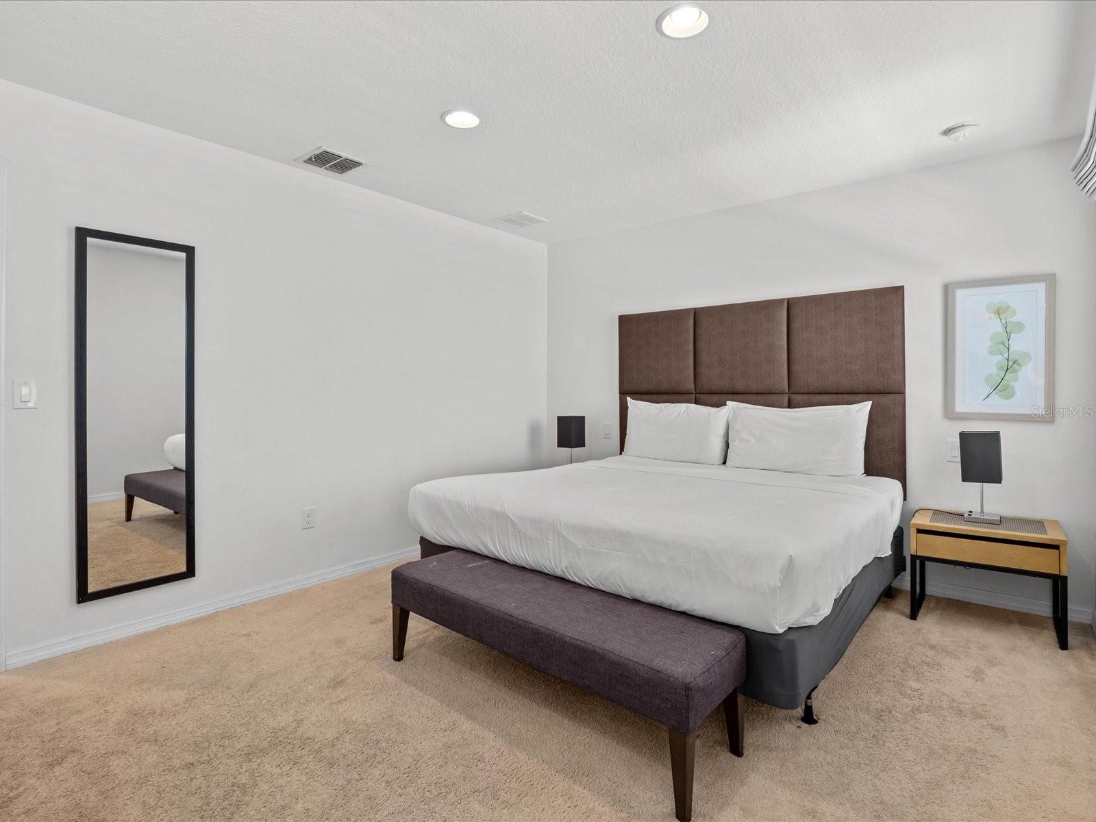Upstairs primary bedroom