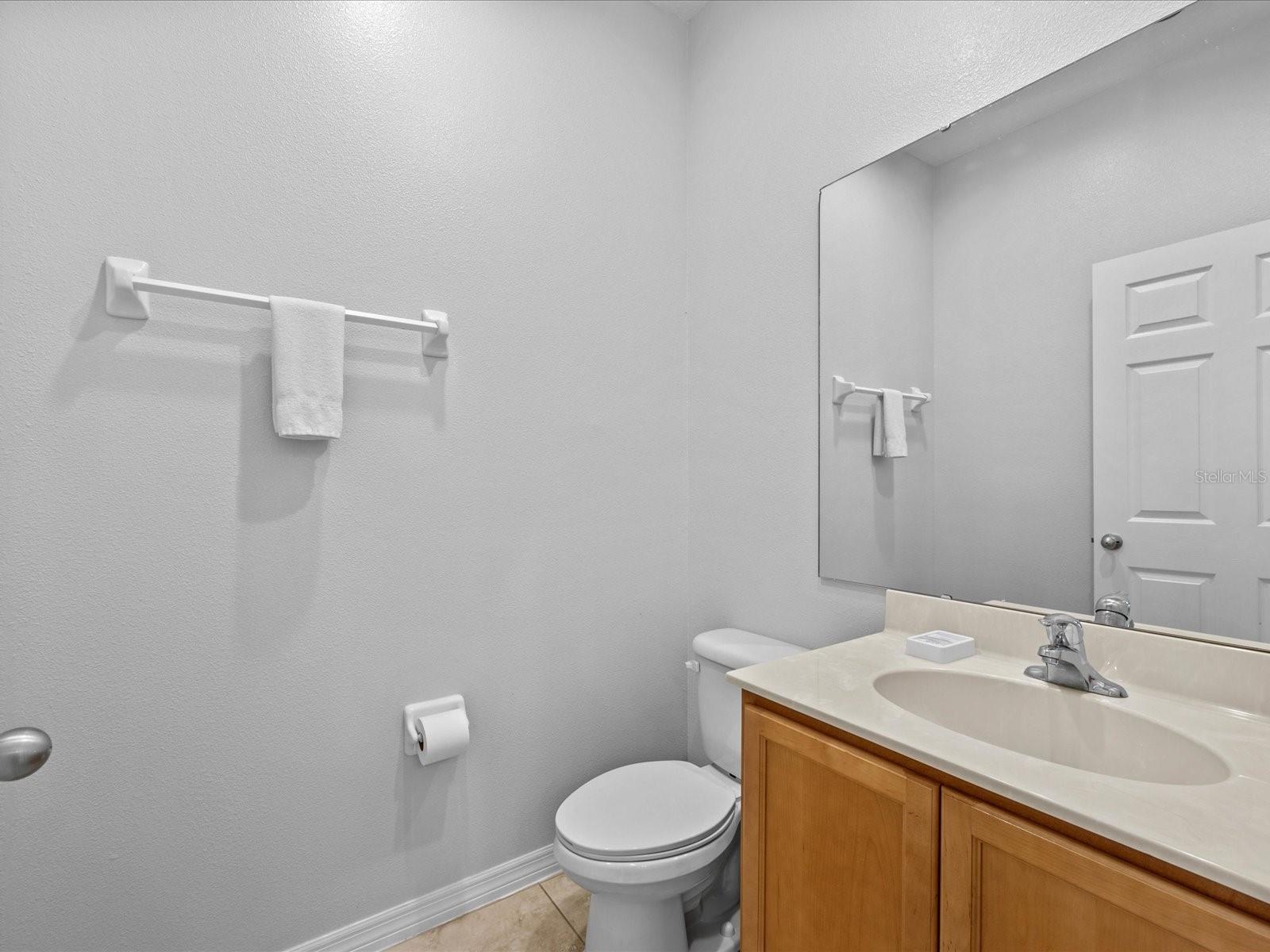 Down stairs half bathroom