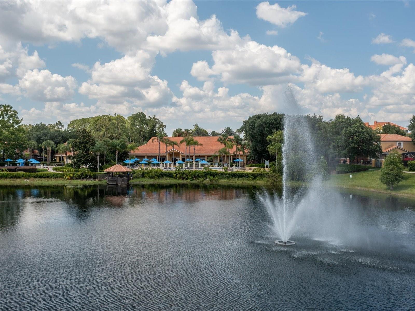 Aerial view of Encantada resort amenities
