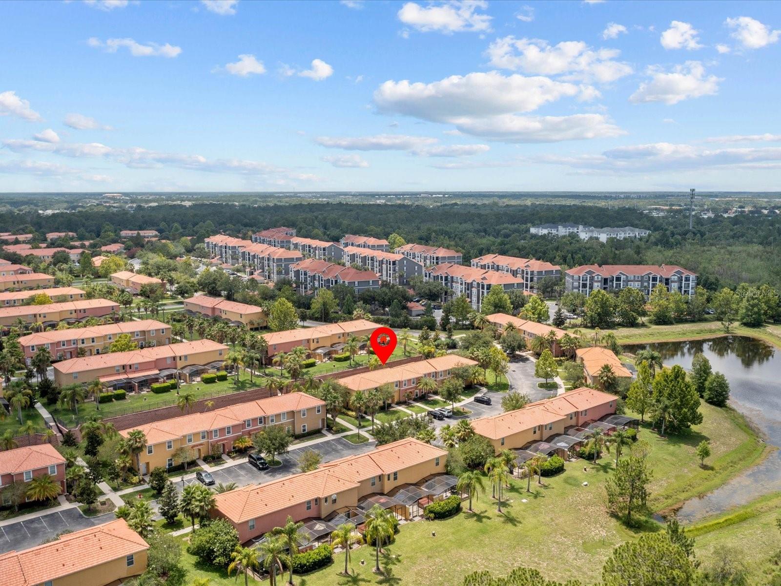 Aerial view of 3063 White Orchid Road