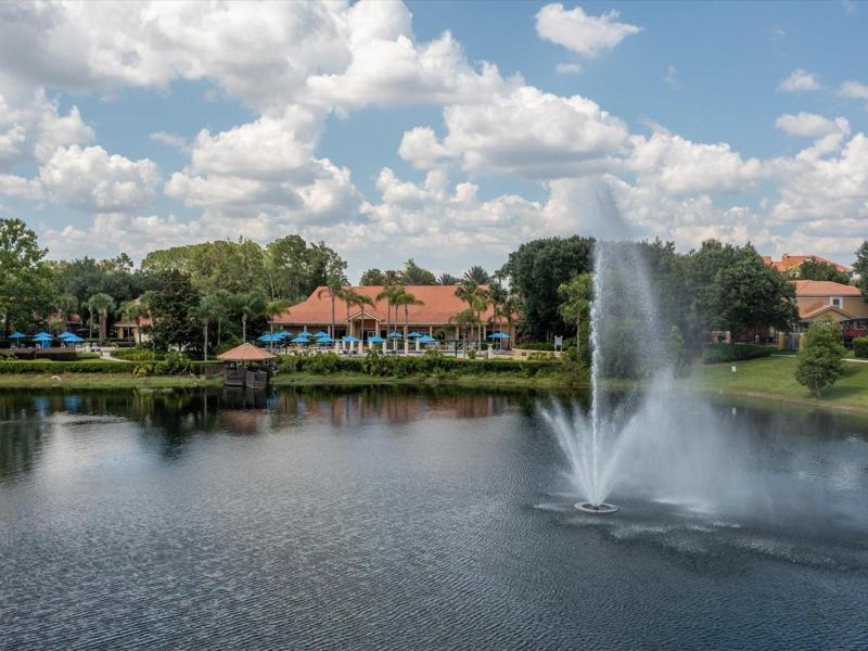 Aerial view of Encantada resort amenities