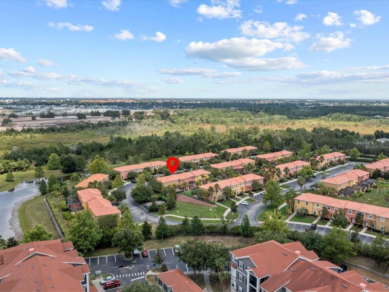 Aerial view of 3063 White Orchid Road