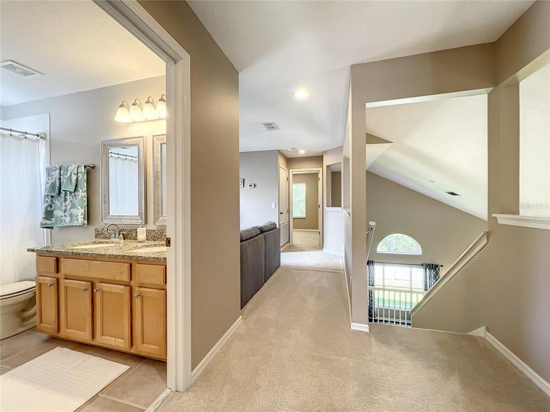 Hallway by loft/flex space
