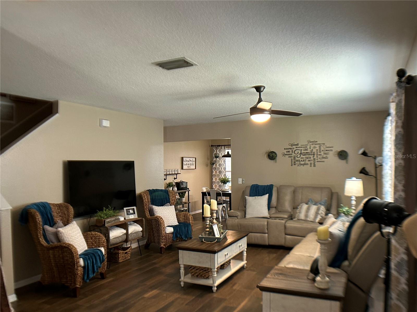 FAMILY ROOM WITH ENTRY TO MASTER BEDROOM