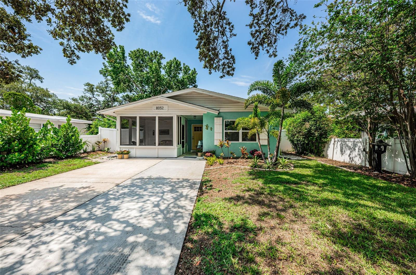 Simply charming Key West style home in the Jungle Terrace neighborhood.