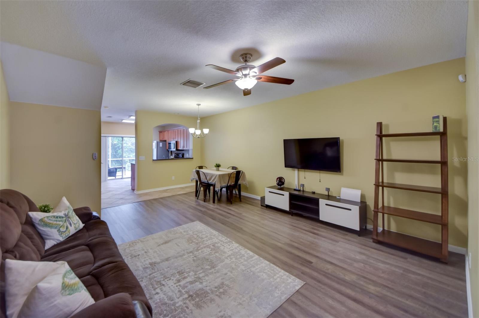 Spacious living area