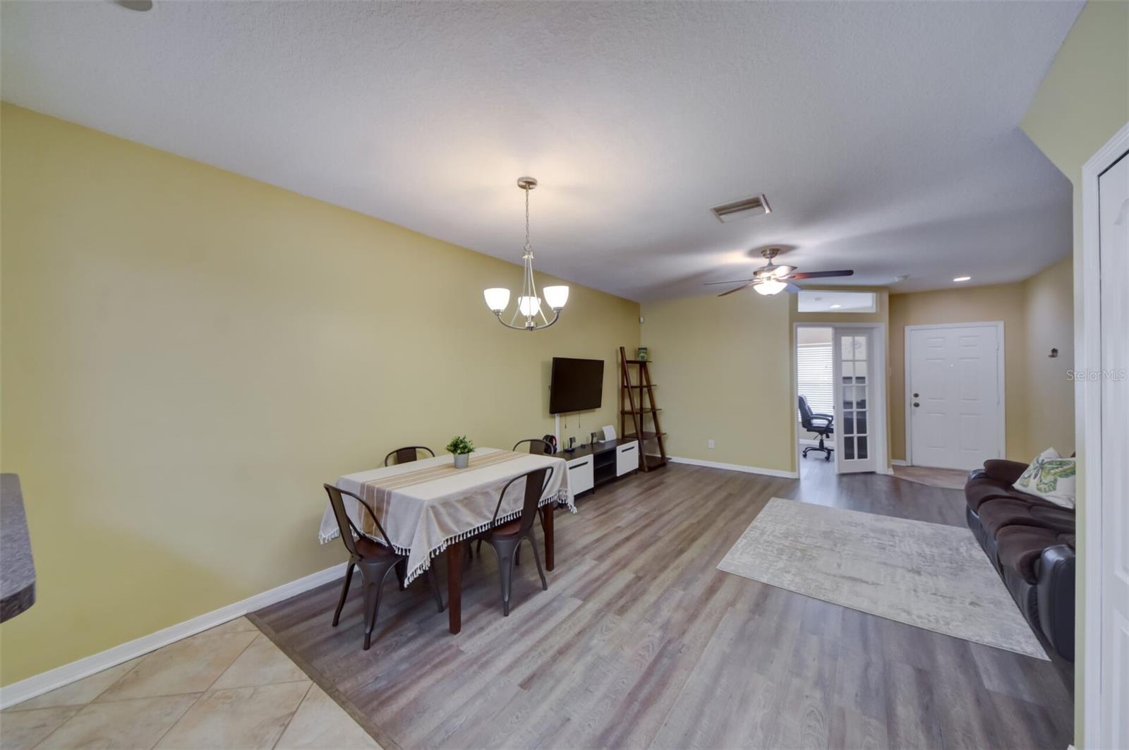 Spacious living area