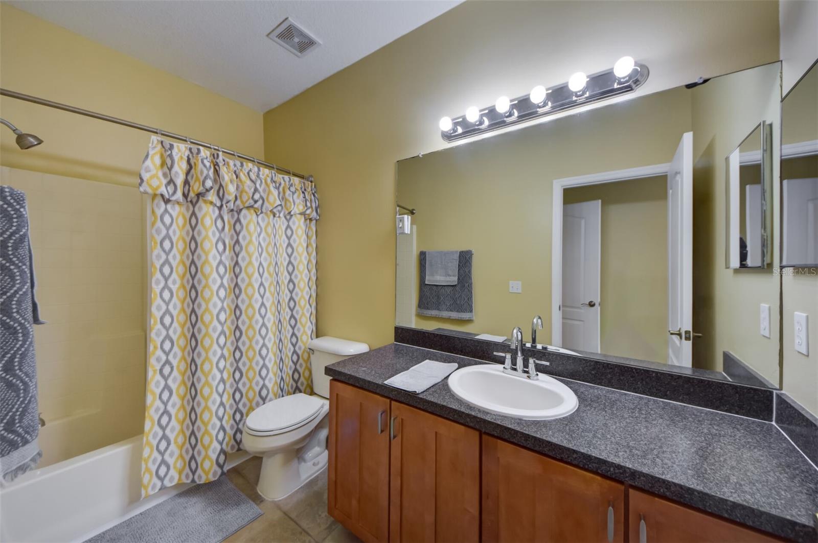Spacious bathrooms