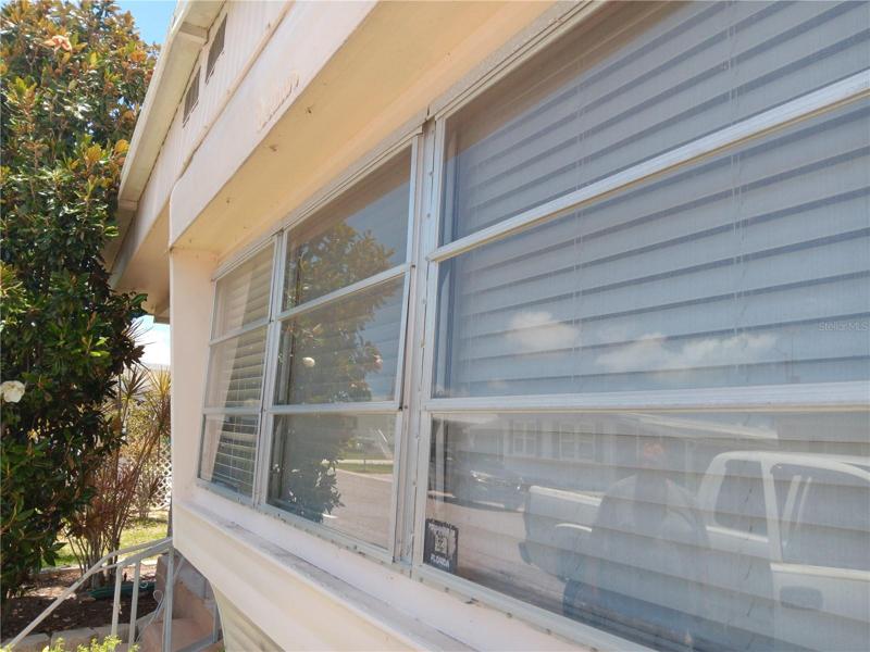The front windows.
