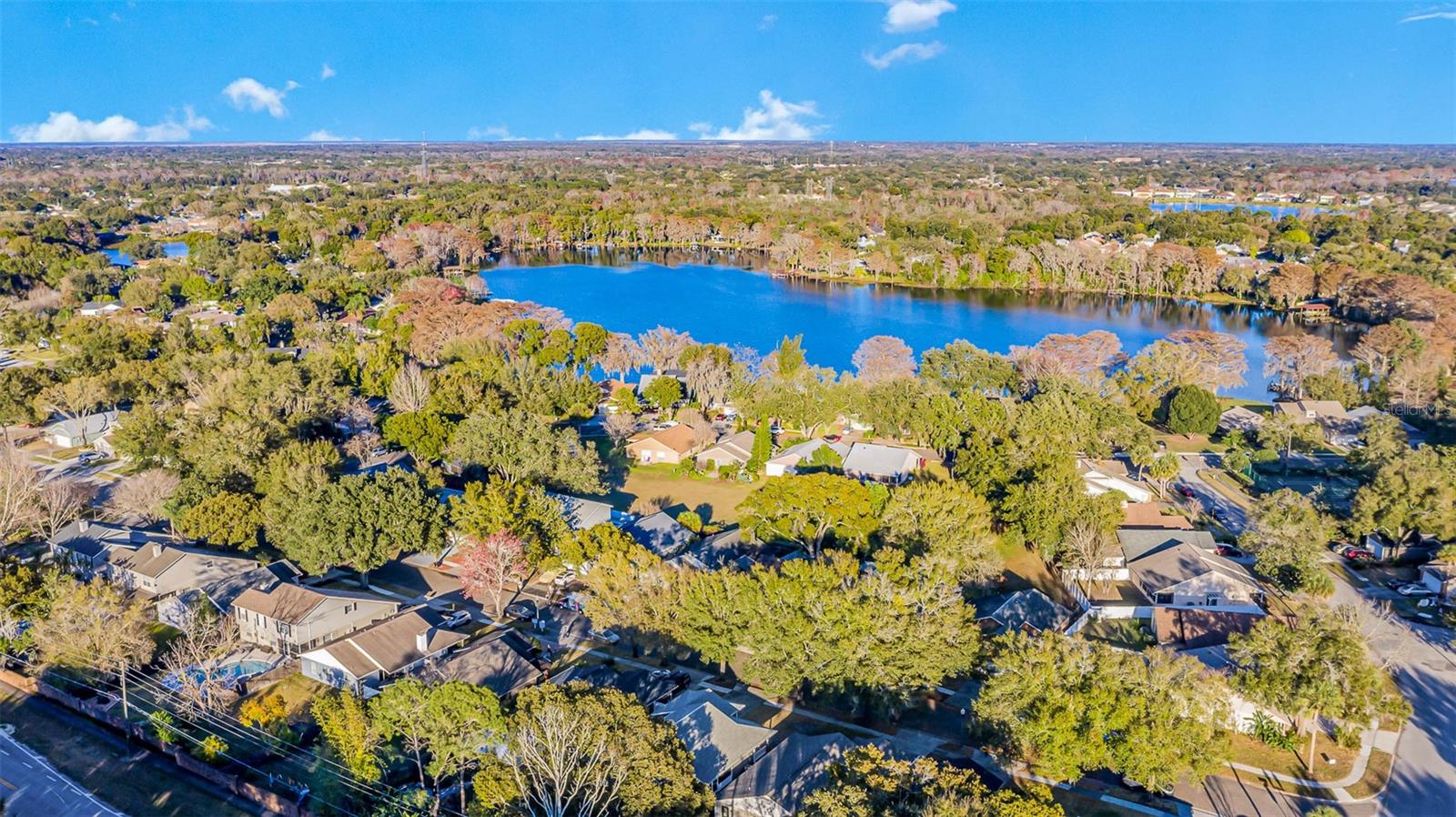 Country Lane aerial view