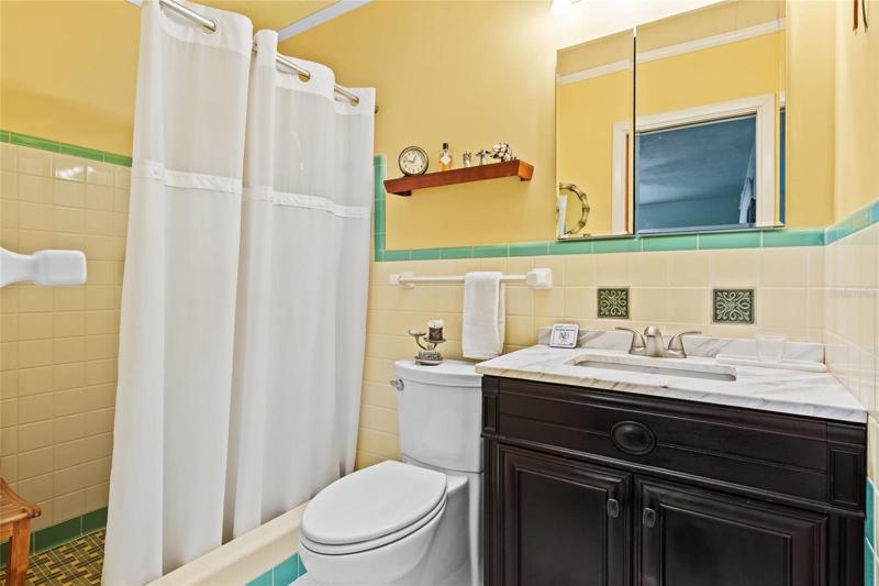 Master bathroom with walk-in shower