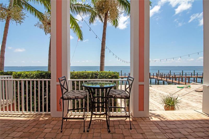 Back patio of Clubhouse