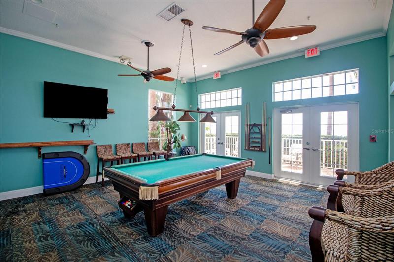 Rec Room in the Clubhouse