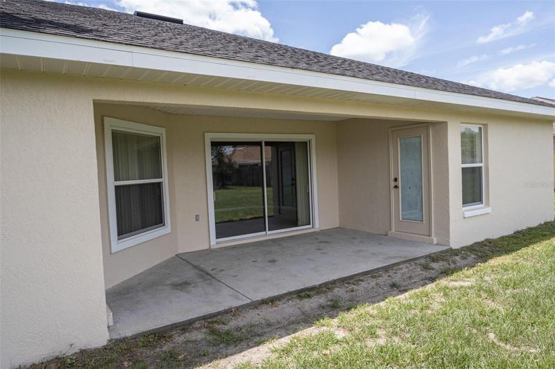 Covered patio