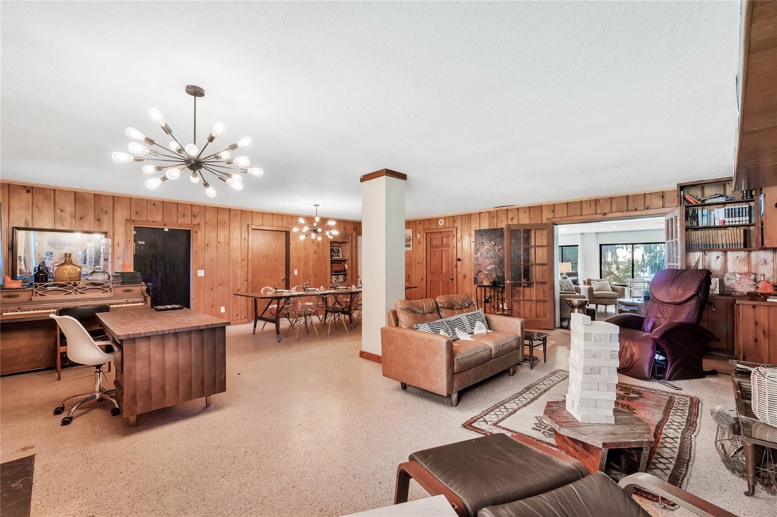 Pull up a seat and play a tune on the piano while you hang out in your living room.