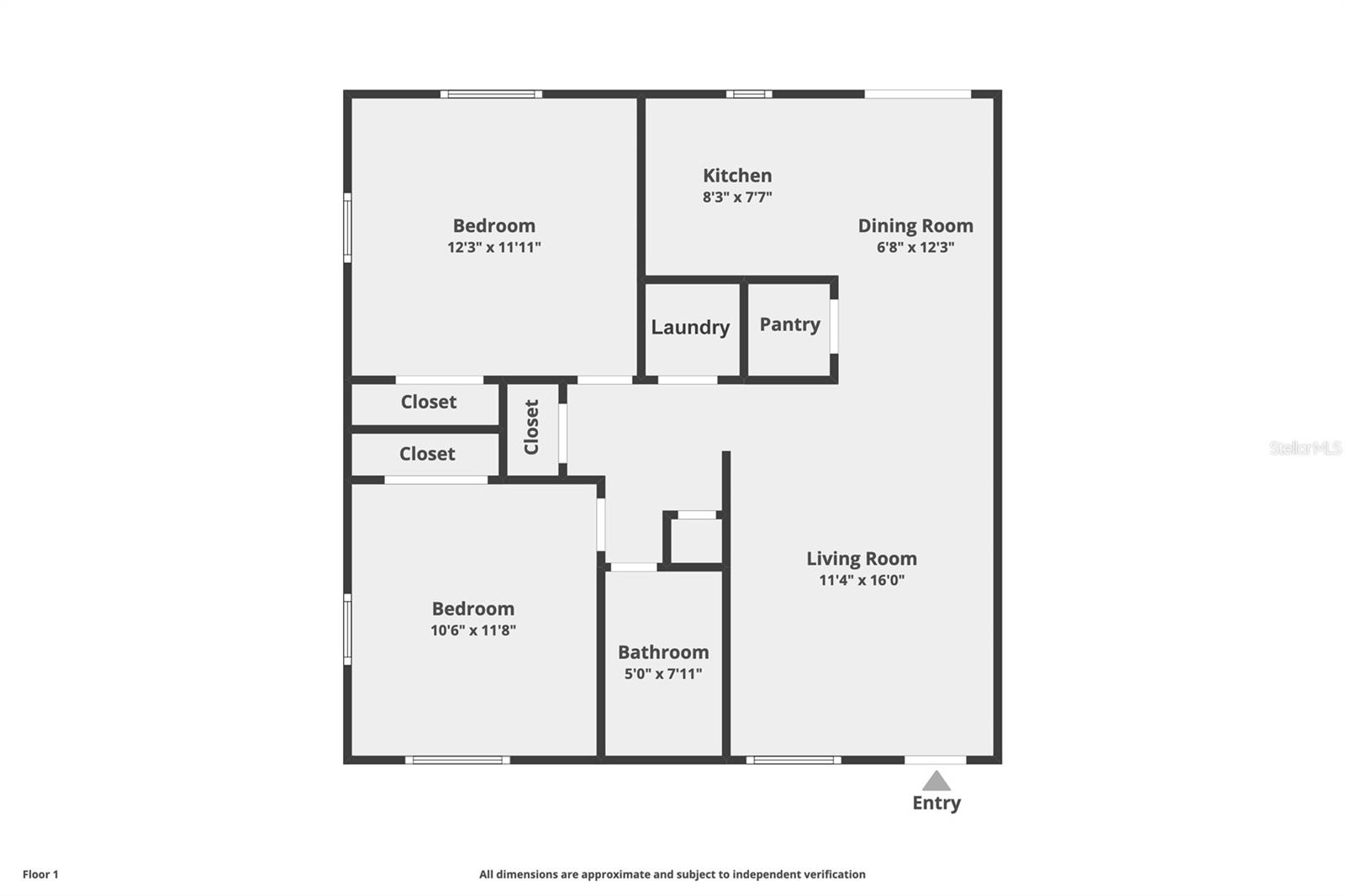 Floor plan is approximate
