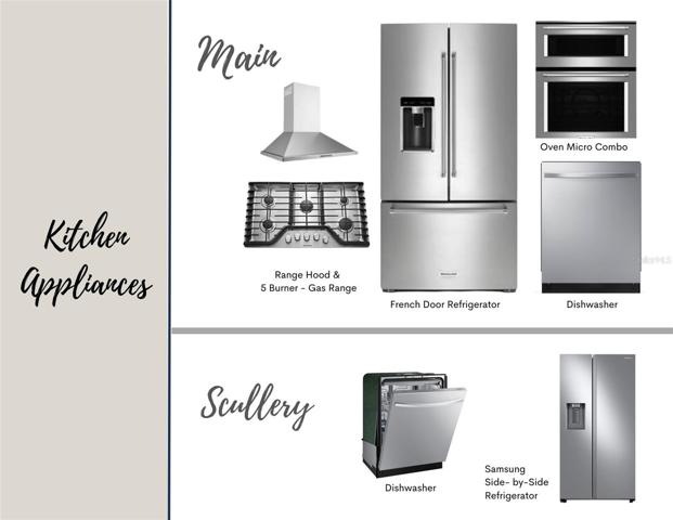 Kitchen Aid appliances