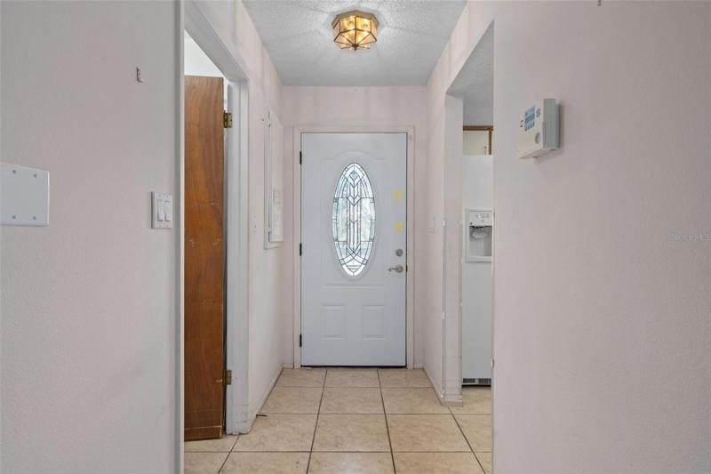 Front Interior Entry