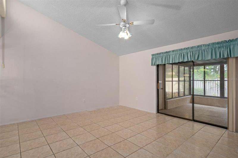 Living Room with Sliders to Lanai